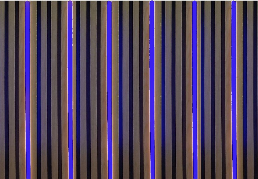 XENON LED Dekolicht 3668 LED Leuchte für Holz-Akustik-Paneele 6x50cm Netzte günstig online kaufen