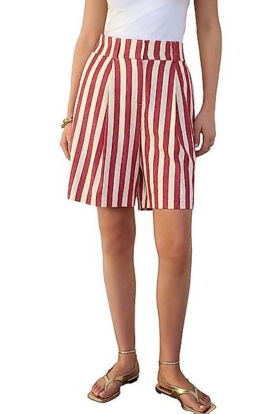 Next Shorts Tailored Fit Shorts mit Streifen und Leinenanteil (1-tlg) günstig online kaufen