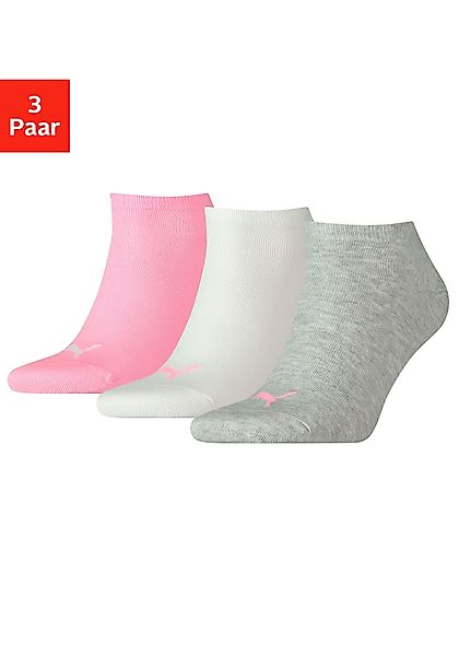 PUMA Sneakersocken, (3 Paar), mit eingestricktem Markenlogo günstig online kaufen