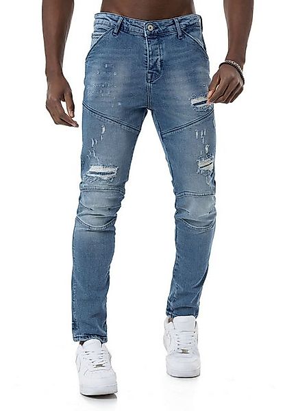 RedBridge Destroyed-Jeans Regular Fit Premium Qualität 5-Pocket-Style günstig online kaufen