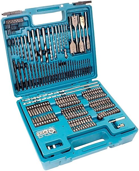 Makita Bohrer- und Bitset, 256-tlg., inkl. Aufbewahrungskoffer günstig online kaufen