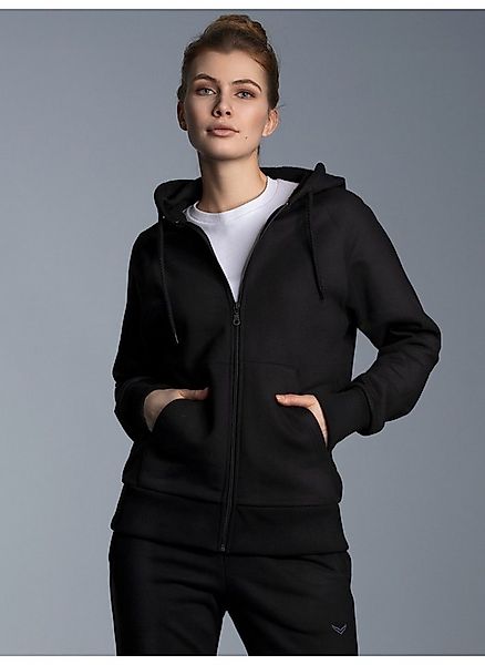 Trigema Sweatjacke TRIGEMA Sweatjacke mit Kapuze (1-tlg) günstig online kaufen