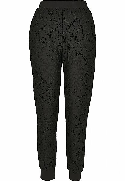 URBAN CLASSICS Jogginghose "Urban Classics Damen Ladies Lace Jersey Jog Pan günstig online kaufen
