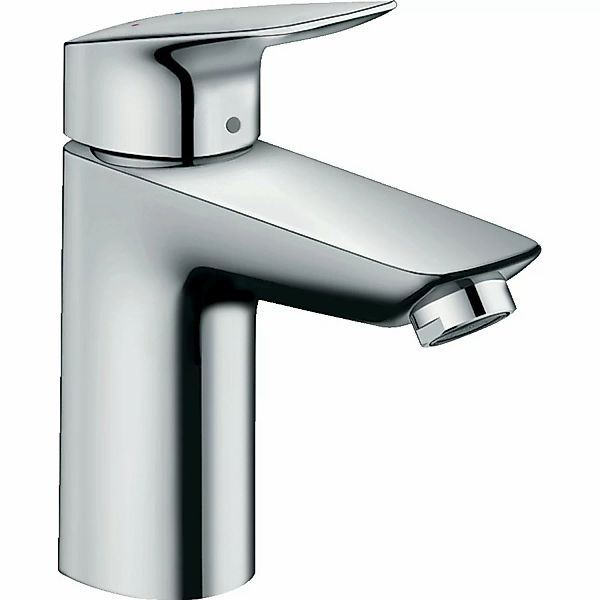 Hansgrohe Einhebel-Waschtischarmatur Logis 100 m. Push-Open Ablaufgarnitur günstig online kaufen
