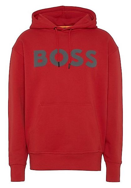 BOSS ORANGE Hoodie WebasicHood mit weißem Logodruck günstig online kaufen