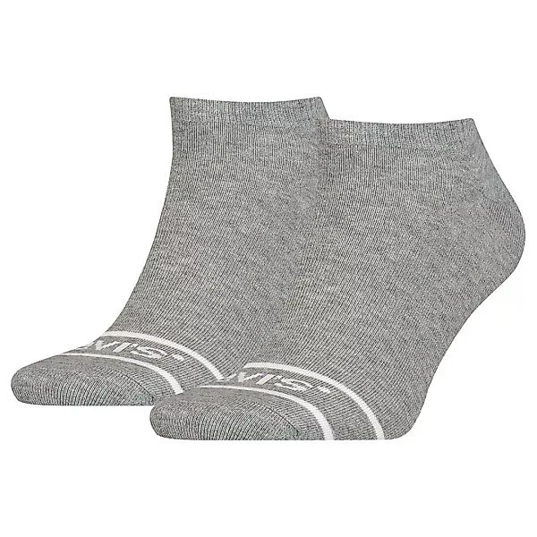 Levi´s ® Low Cut Sport Socken 2 Paare EU 39-42 Grey Melange günstig online kaufen
