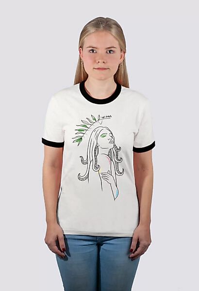 Göttin Des Meeres, Damen Ringer Premium Shirt Aus Bio Baumwolle günstig online kaufen