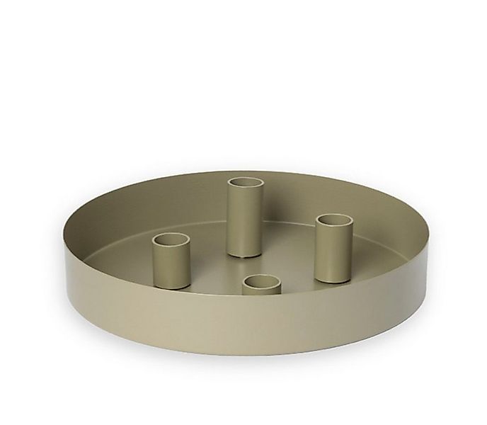 Storefactory Scandinavia Kerzenständer Kerzenhalter SUND 4er grün, Ø 24cm x günstig online kaufen