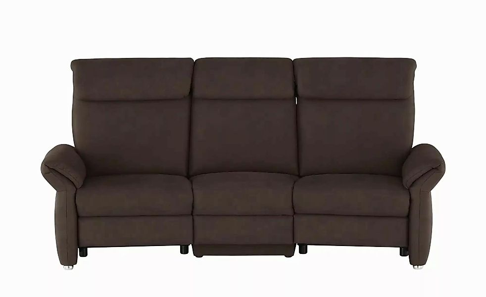 Wohnwert Trapezsofa mit USB Anschluss Melina ¦ braun ¦ Maße (cm): B: 226 H: günstig online kaufen