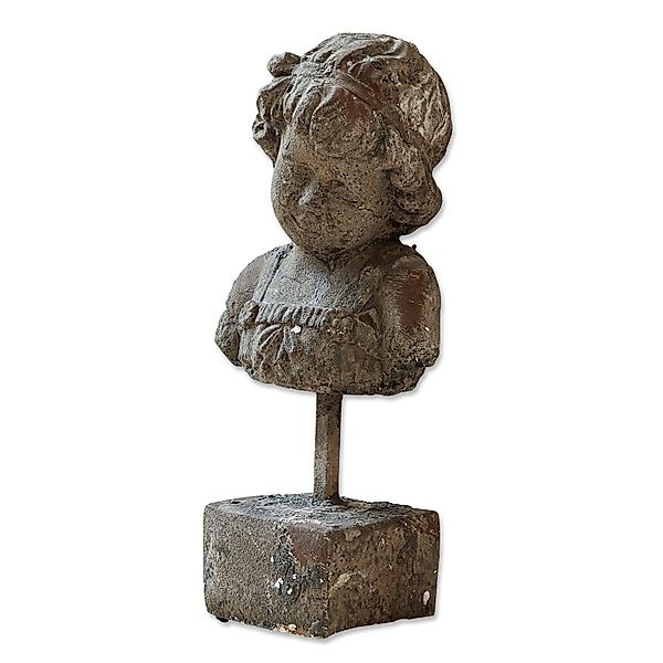 Mirabeau Dekofigur Büste Amelie grau günstig online kaufen