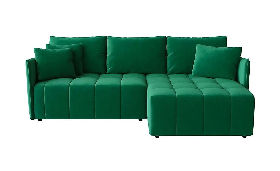 Ecksofa  Onil ¦ grün ¦ Maße (cm): B: 245 H: 85 Polstermöbel > Sofas > 3-Sit günstig online kaufen