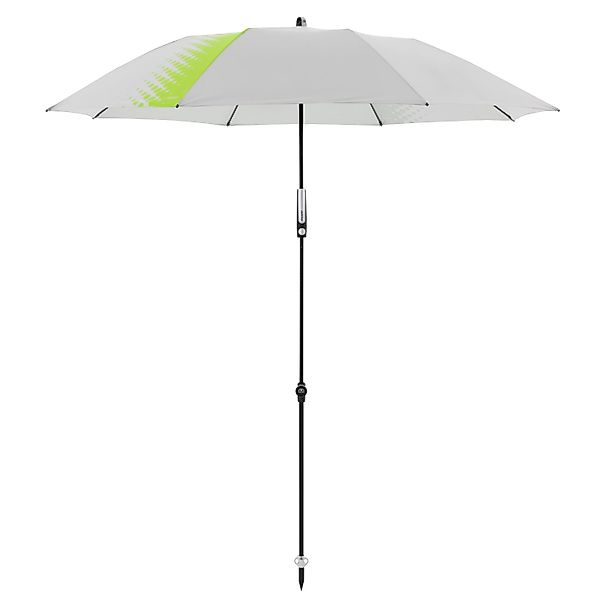 Doppler Marktschirm Expert Ø 156 cm Hellgrau mit Handöffner günstig online kaufen