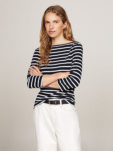 Tommy Hilfiger 3/4-Arm-Shirt NEW CODY BOAT-NECK Baumwolle, U-Boot-Ausschnit günstig online kaufen