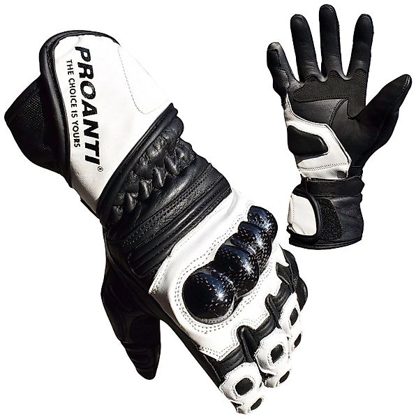 PROANTI Motorradhandschuhe Race Leder günstig online kaufen