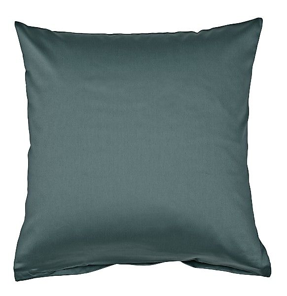 Janine Janine Mako-Satin Bettwäsche Colors 31001 mineralgrün Größe:  40x40 günstig online kaufen