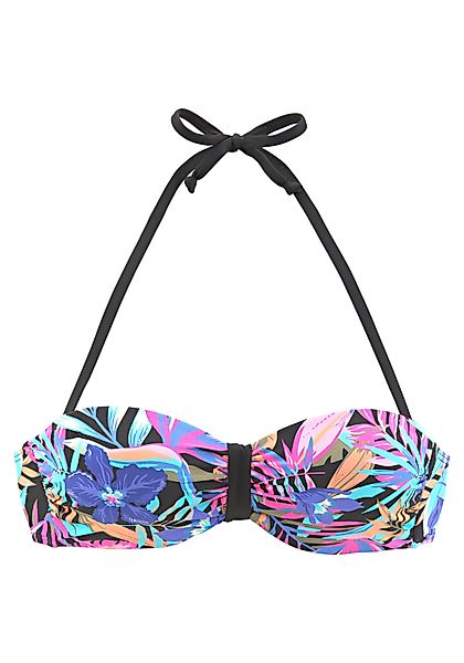 Bench. Bandeau-Bikini-Top "Pitch", mit farbenfrohem Druck günstig online kaufen