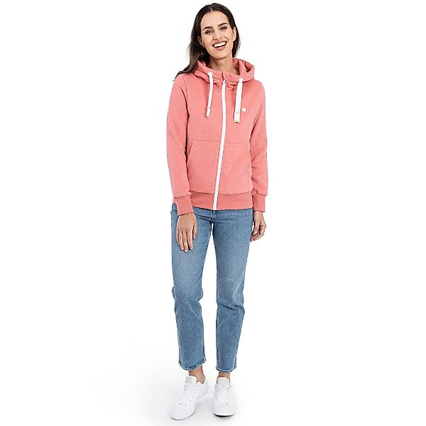 DEPROC Active Kapuzensweatjacke "FinjaCMYK II", weiche Fleecejacke mit Käng günstig online kaufen