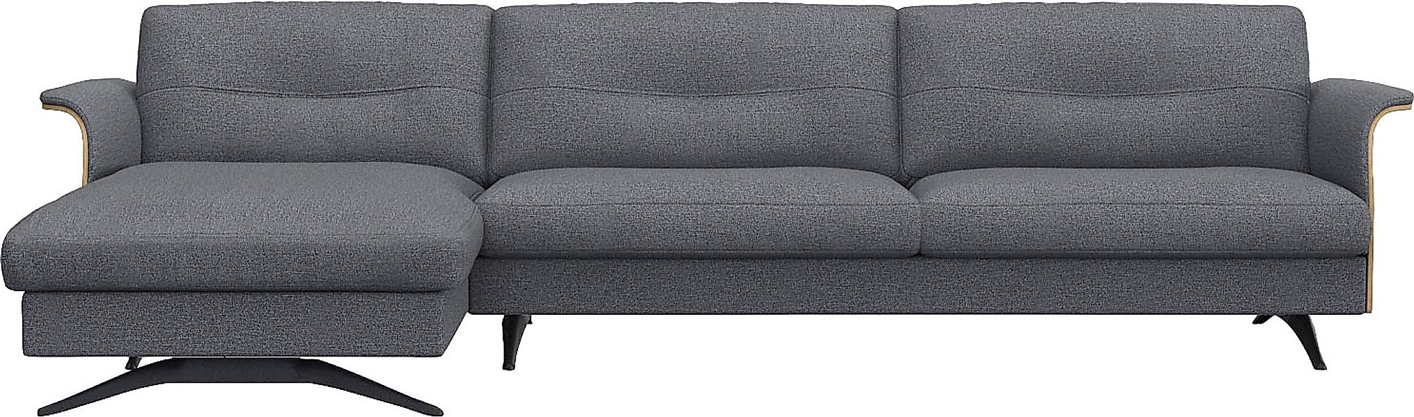 FLEXLUX Ecksofa »Glow, super bequem durch hochwertigem Sitzaufbau mit Feder günstig online kaufen