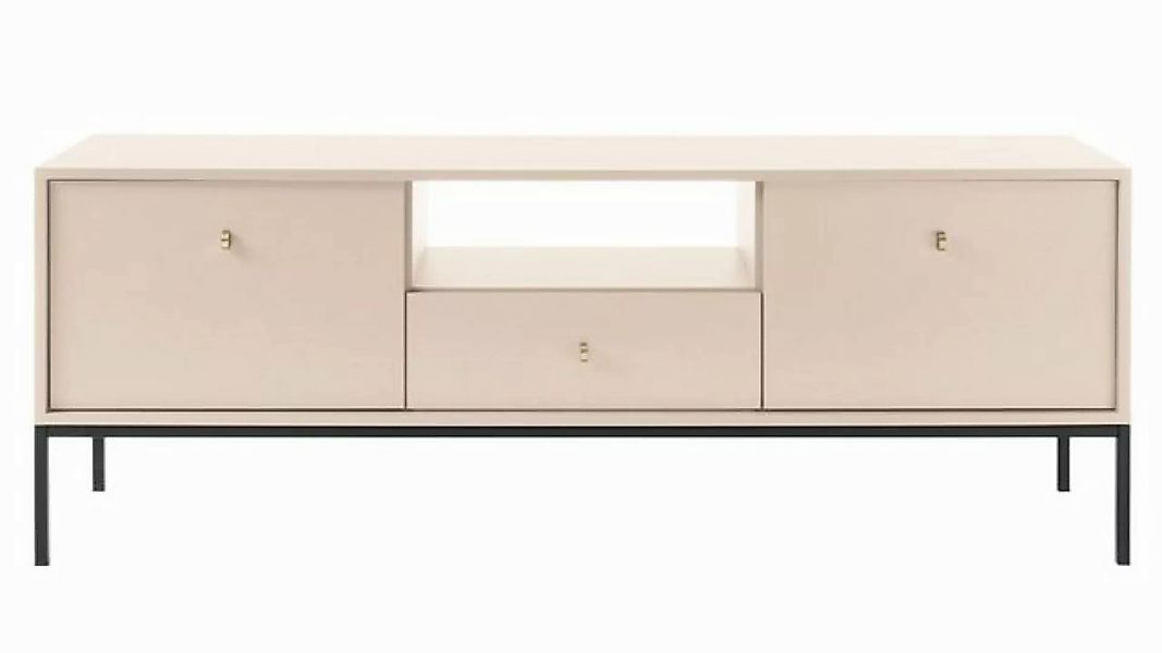 MIRJAN24 TV-Schrank Mono Beige MRTV154 (mit Schublade und 2 Türen) Griffe a günstig online kaufen