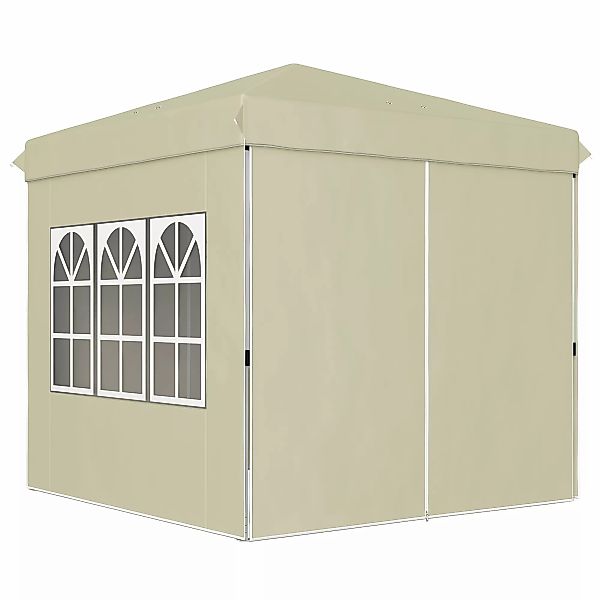 Outsunny Pavillon ca.2,5x2,5m, wasserabweisend Stabil Winterfest Pop-up Fal günstig online kaufen