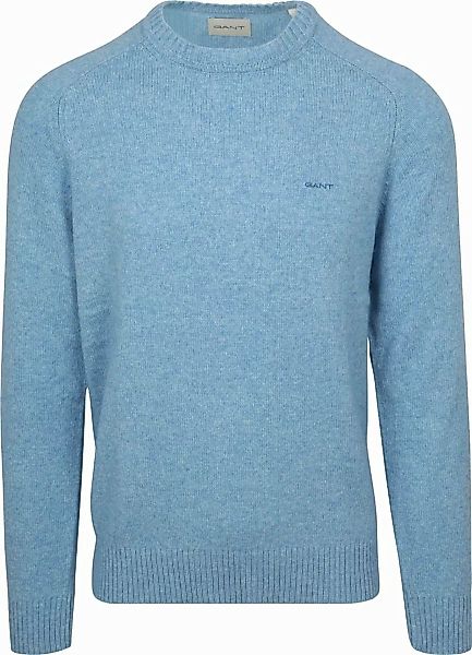 Gant Rundhalspullover WOOL BLEND C-NECK in melierter Optik günstig online kaufen