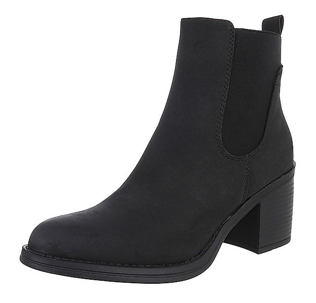 Ital-Design Eleganter Chelsea-Boot mit Absatz für Alltag und Freizeit Chels günstig online kaufen