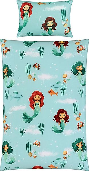 REDBEST Kinderbettwäsche Kinder-Bettwäsche, Renforcé, Renforcé Motiv: Meerj günstig online kaufen