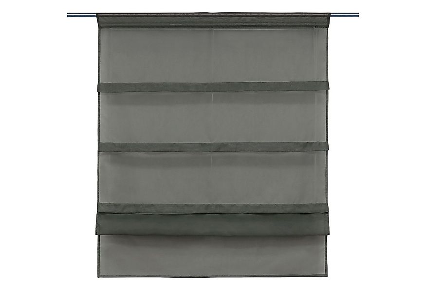 Joyswahl Raffrollo Oonagh, mit Stangendurchzug, Voile Uni, Bistrogardinen m günstig online kaufen