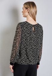 STREET ONE Chiffonbluse mit Elastiksaum günstig online kaufen