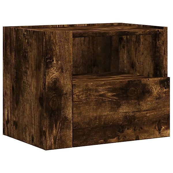 vidaXL Nachttisch Wand-Nachttisch Räuchereiche 45x30x35 cm günstig online kaufen
