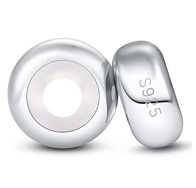 PANDACHARMS Bead Silber Stopper Charms für Charm Armband, mit Silikonkern, günstig online kaufen