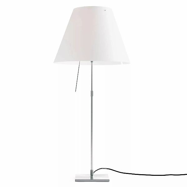 Luceplan Costanza Tischlampe D13i aluminium/weiß günstig online kaufen