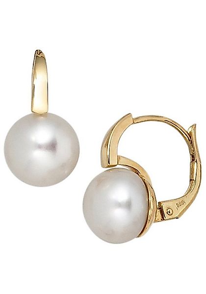 JOBO Perlenohrringe, 585 Gold mit Süßwasser-Zuchtperlen günstig online kaufen