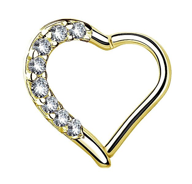Taffstyle Augenbrauenpiercing Ohrpiercing Herz Helix Tragus Piercing Ring m günstig online kaufen