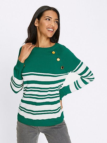 Sieh an! Strickpullover Ringel-Pullover günstig online kaufen