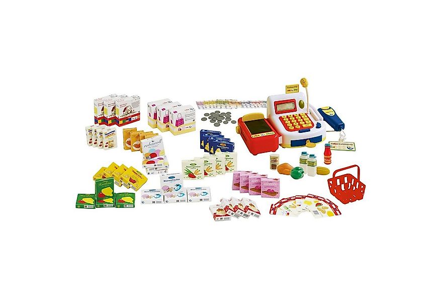 roba® Kaufladensortiment Kaufladenzubehör, inkl. Kasse, Spielgeld, Einkaufs günstig online kaufen