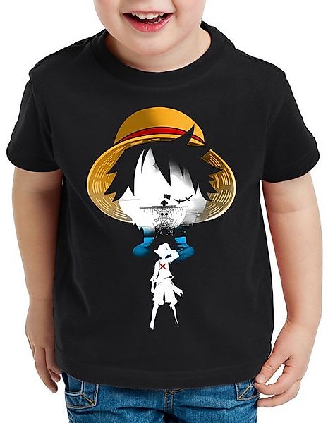 style3 T-Shirt Strohhut Panoramaone piece japan anime luffy manga monkey ru günstig online kaufen