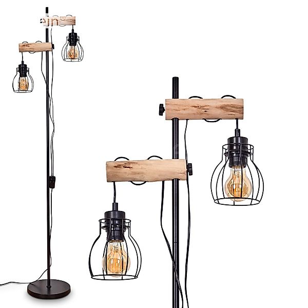 hofstein Stehlampe »Aprica« Retro/Vintage Stehleuchte aus günstig online kaufen