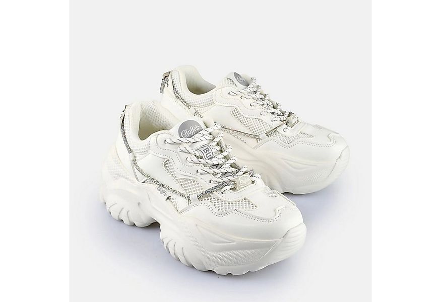 Buffalo Buffalo Bliss Luxe Wildlederoptik Sneaker Weiß Sneaker günstig online kaufen