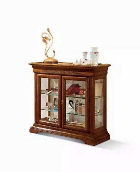 JVmoebel Vitrine Braun Vitrine Italienische Möbel Schrank Glas Design Schrä günstig online kaufen