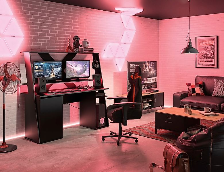 Gami Gamingtisch "AXYON" 1 Stk. tlg. Das ganze Material findet seinen Platz günstig online kaufen