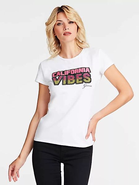 T-Shirt California Vibes Strass günstig online kaufen