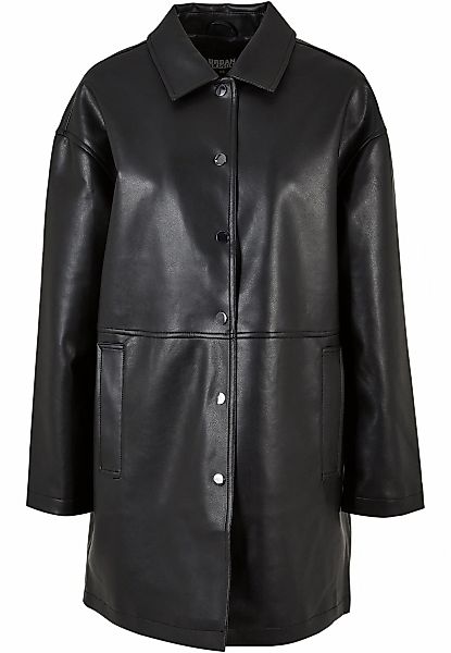 URBAN CLASSICS Winterjacke "Urban Classics Damen Ladies Faux Leather Coat", günstig online kaufen