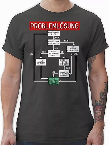 Shirtracer T-Shirt Problemlösung Sprüche Statement mit Spruch günstig online kaufen