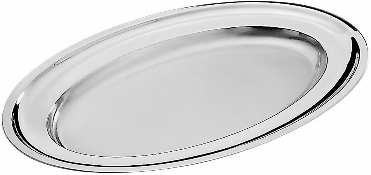 PINTINOX Servierplatte "Vassoi" oval, Edelstahl 18/10, spülmaschinengeeinge günstig online kaufen