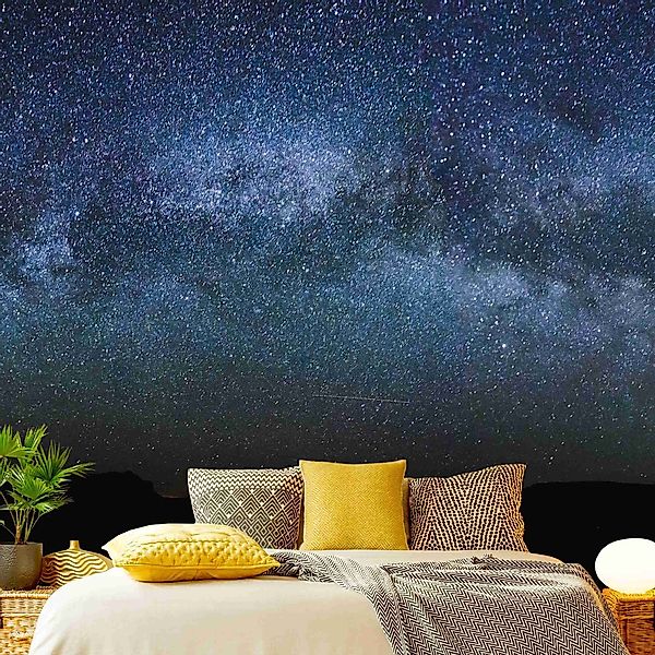 Bilderdepot24 Fototapete Natur Leuchtende Sternenhimmels Weltall günstig online kaufen
