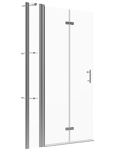 AQUABATOS Walk-in-Dusche Duschabtrennung Duschwand Glaswand Duschtrennwand günstig online kaufen