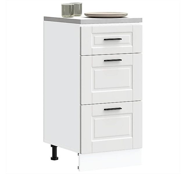 vidaXL Schrankmodule Küchenunterschrank Porto Weiß Holzwerkstoff günstig online kaufen