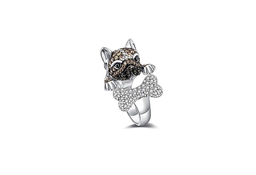 Seinerzeit FLORA & FAUNA Silberring Chief Hunde Ring (1-tlg), Material: 925 günstig online kaufen