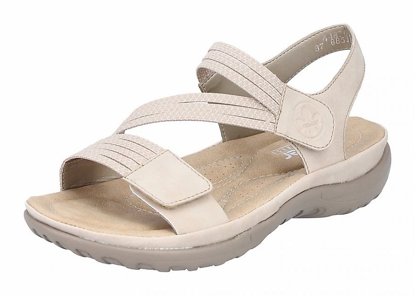 Rieker Riemchensandale Sommerschuh, Sandalette, Keilabsatz, mit Gummizügen günstig online kaufen